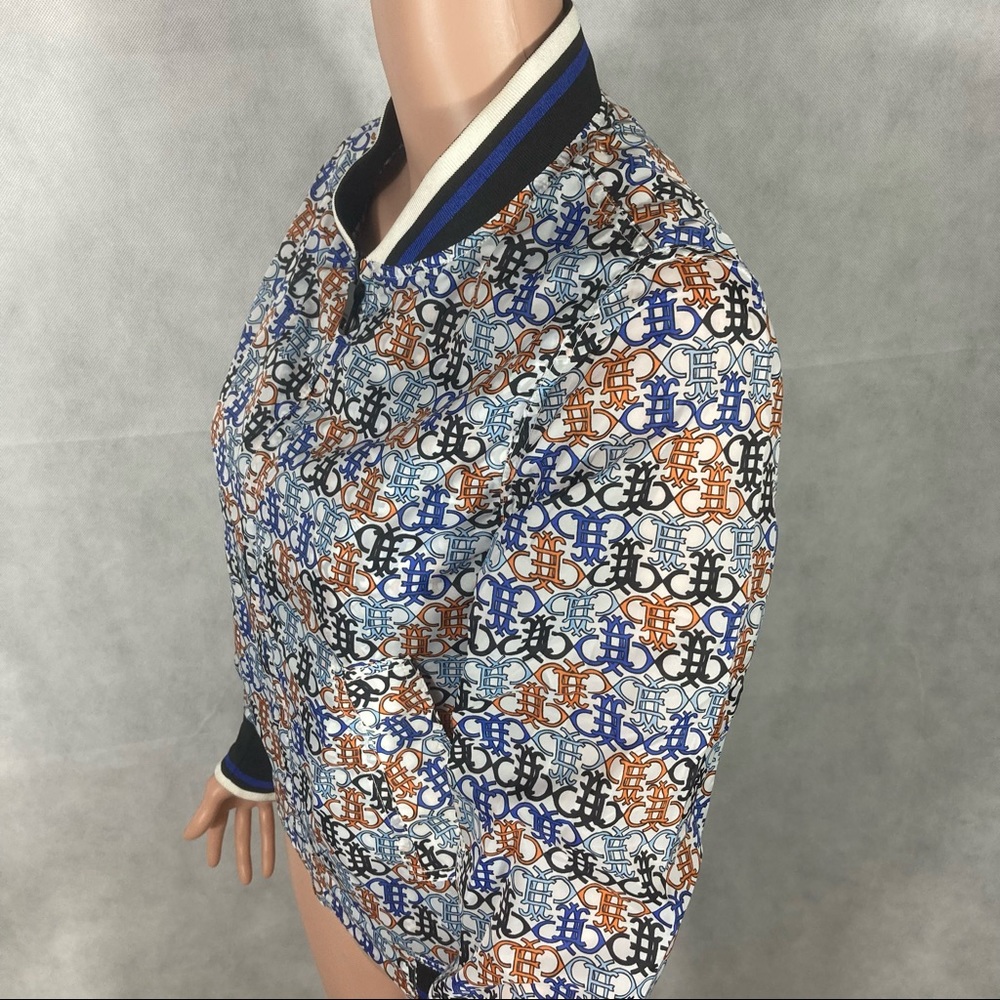 Emilio Pucci Logo Printed Bomber Jacket Multicolor - Picture 12 of 17